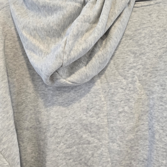 PINK Victoria's Secret Light Gray Hoodie With Rhinestones Size Xxl Nwt - Picture 6 of 8